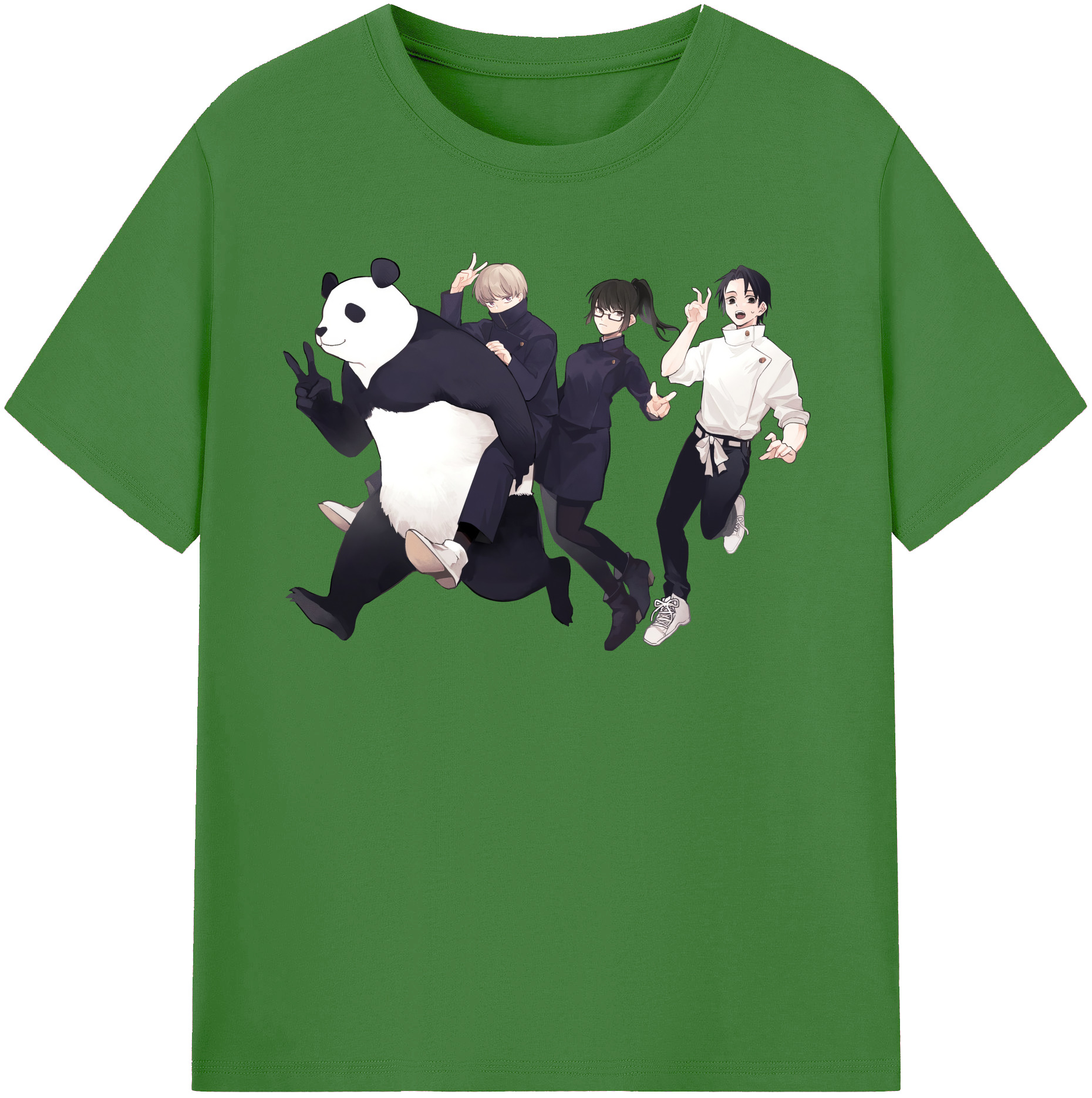 （画像用） 呪術廻戦 Jujutsu Kaisen レディースカジュアルプリントTシャツ（綿100％）
